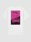 Pink serial t-shirt white 