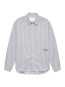 Beach shirt white black stripe 