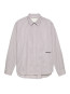 Beach shirt white red stripe 