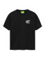 Beach sign tee black 