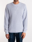 Big logo crewneck knit baby blue 