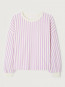 Boby 03ai pullover rayures parme 