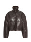 Bonded leather jacket mole 