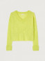 Bym 18a pullover jaune fluo 