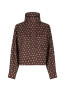 Callisa dot jacket brown 