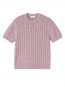 W carter knit t-shirt pink fog 