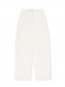 Cocoon denim pants ecru 