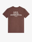 T-shirt apc printemps brown 