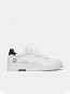 Court mono sneaker white black 