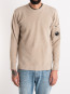 Chenille cotton lens pullover vin khaki 