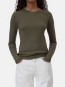 Crewneck longsleeve cypress green 