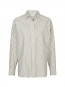 Dalma crepe stone shirt brown 