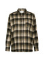 Dalma flannel check shirt army 