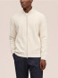 Danny full zip cardigan ivory 