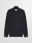 Danny half zip pullover navy blue 