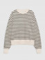 Dean sweatshirt black stripe 
