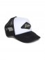 Diamond trucker cap black white 