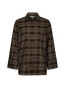 Dita flannel check shirt brown 
