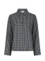 Drew check bedaz shirt dark blue 