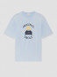 Drole car palms t-shirt baby blue 