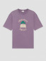Drole car palms t-shirt lilac 