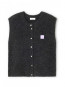 East 19m cardigan anthracite chine M
