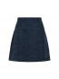 Eilo denim structure skirt dk blue M