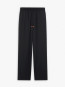 Elastic waist pantsa black 