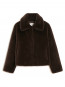 Elis short coat espresso 