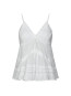 Elvena s voile top white 