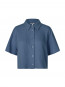 Emele ss-m blouse vintage indigo 