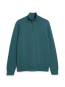 Faabes zip knit sweater petrol 