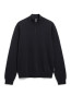 Faabes zip knit sweater black 