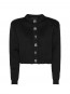 Firm knit cardigan black 