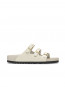 Florida fresh sandals ecru patent 