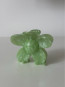 Flower clip apple green 