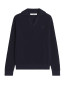 Fox head ripped polo jumper navy 