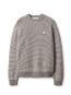 Fox head waffle stitch knit moon beige 