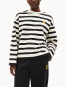 Frankaa bold iconic sweatshirt undyed black 