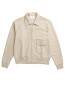 Fynshav cotton linen loopback jacket natural 