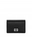 Ganni bou flap card holder black 