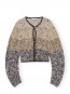 Striped cardigan crop paloma melange 