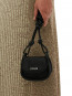 Knot mini flap over bag black 