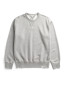 Gilja brushed diagonal cotton fleece grey mel 