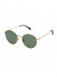 London sunglasses large gold green 