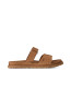 W goldengaze slide sandals chestnut 