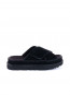 Goldenstar cross sandals black 