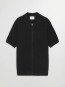 Gustav full zip shirt black 