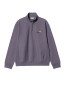 Half zip american script sweat shady purple 