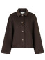 Hamra wool jacket chocolate brown 